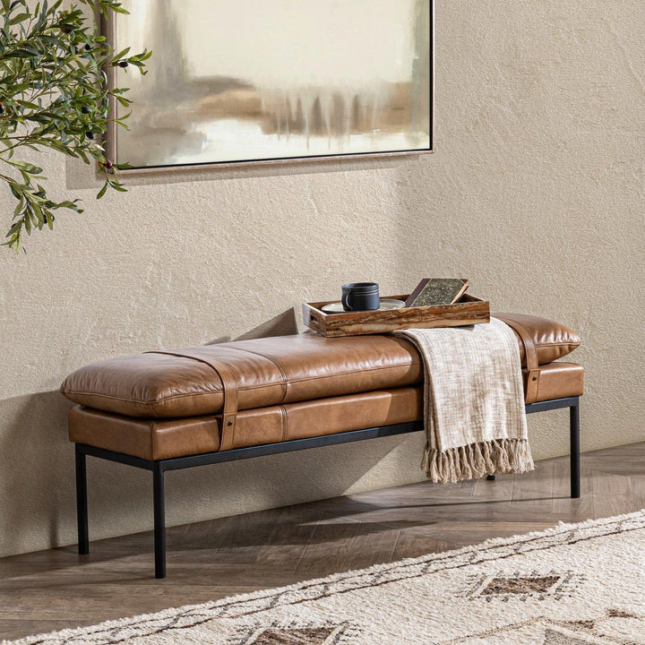 Celiah - Bench - Dark Brown