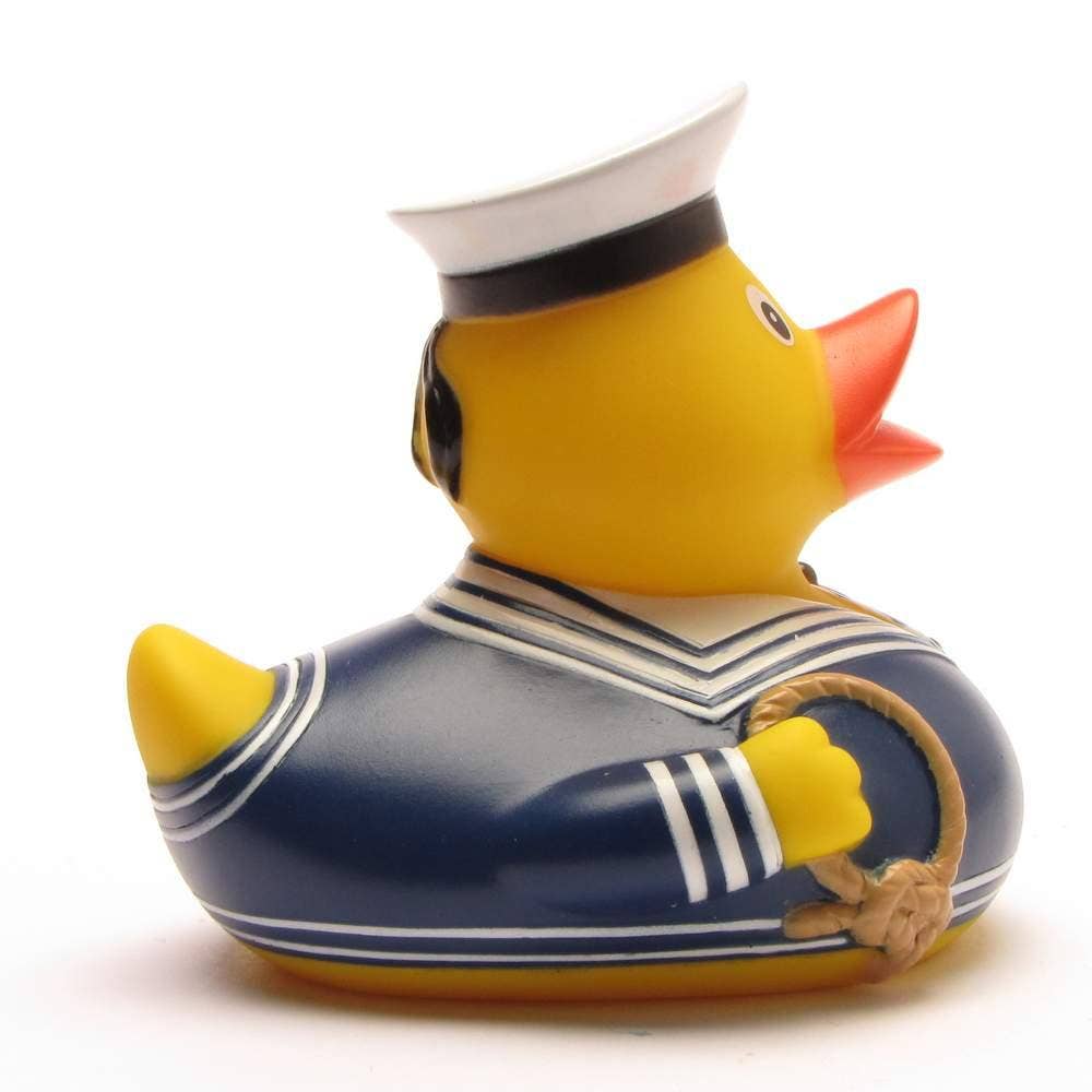 Blue sailor rubber duck - rubber duck
