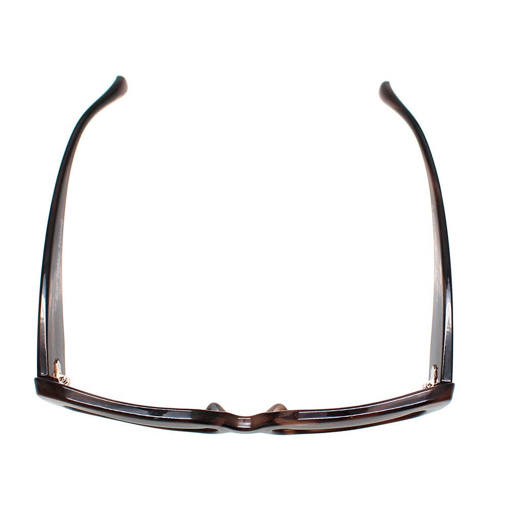 TESSA | Black | Brown Streaks | Polarized Sunglasses