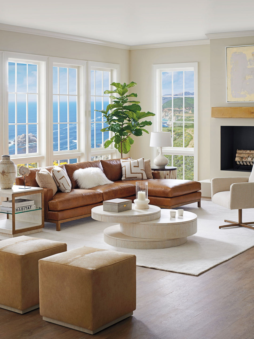 Carmel - Point Lobos Rectangular End Table - Beige