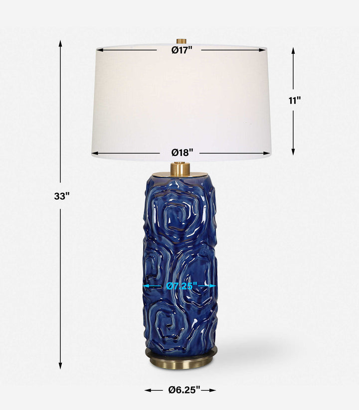 Zade - Table Lamp - Blue