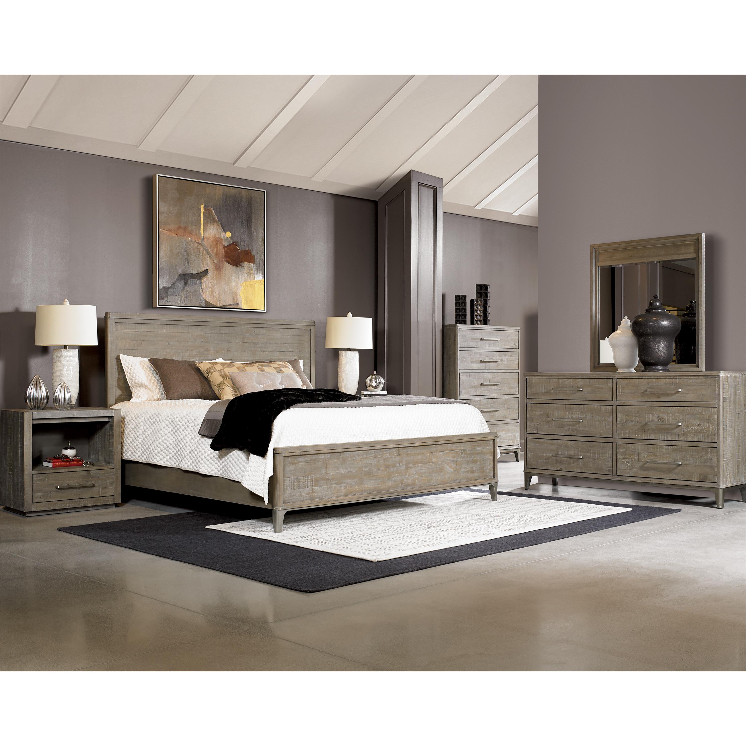 Intrigue - 1 Drawer Nightstand - Light Brown