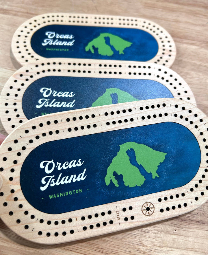 Any Island Mini Cribbage Board with Custom Pegs: Select best pegs for us