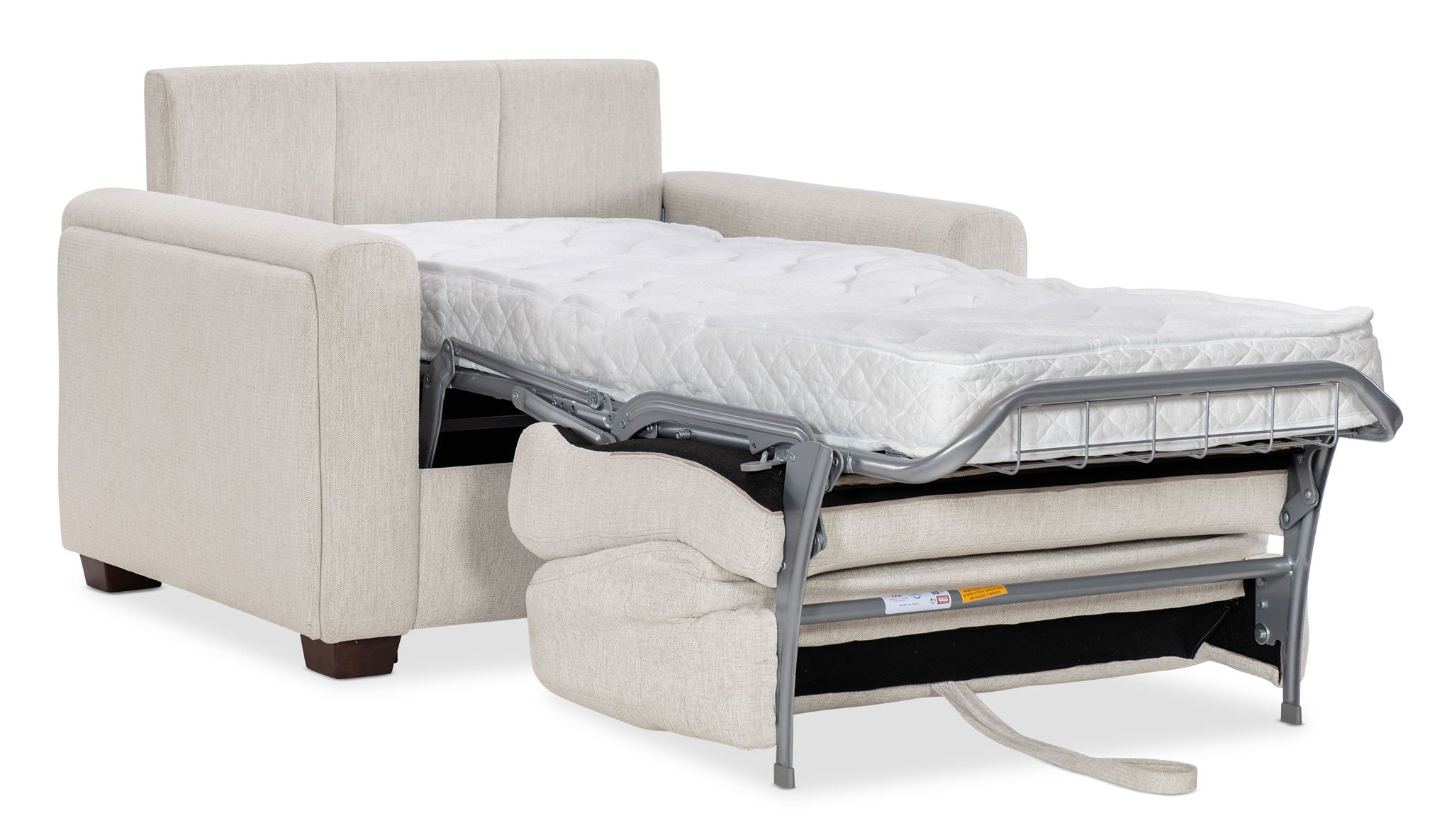SS - Griffin Twin Sleeper Chair - New Page Flax