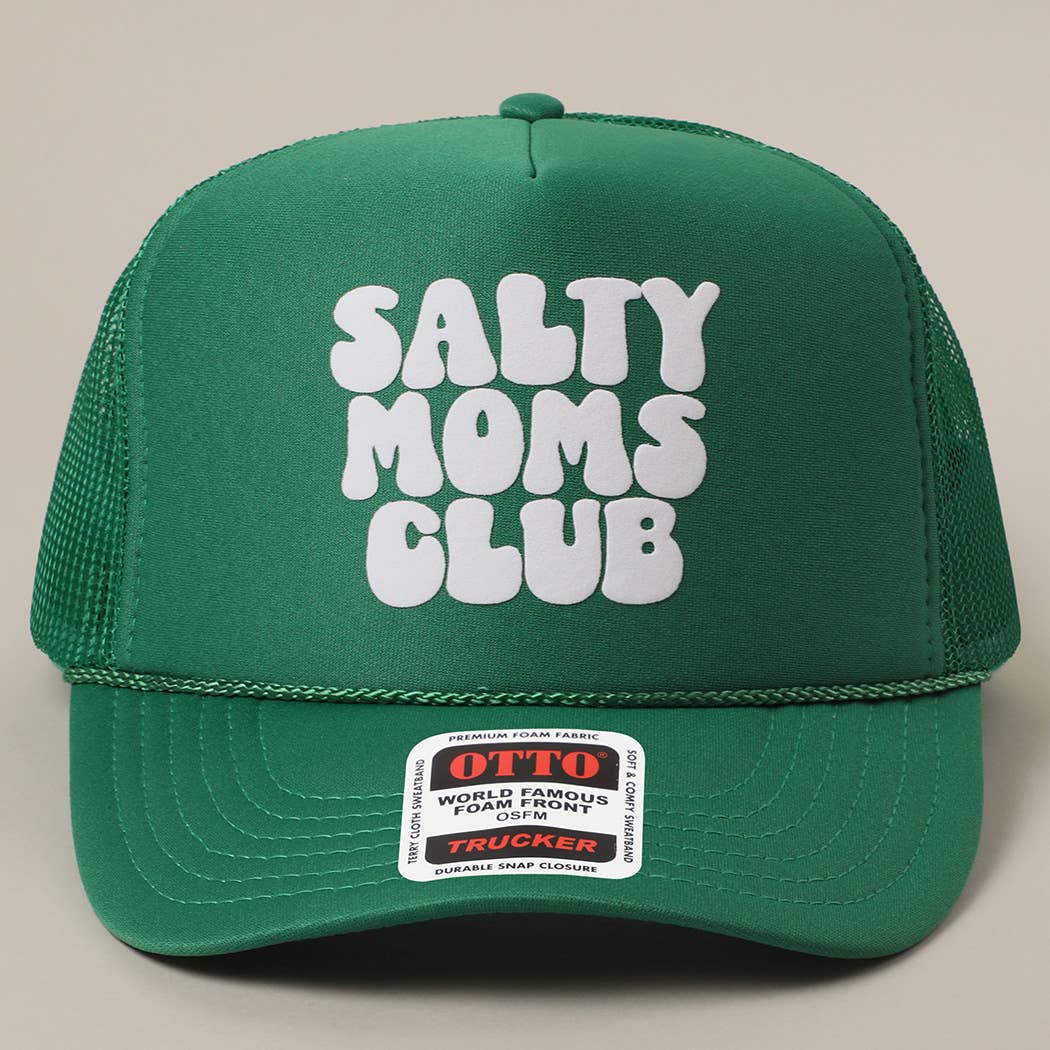 Salty Moms Club Printed Mesh Back Trucker Hat