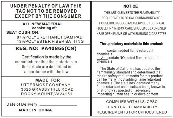 Paradox - Small Shearling Bench - Gold & White