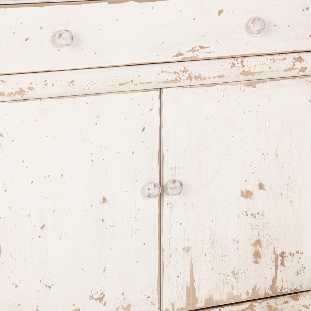 Holden - 2 Doorawers 4 Door Buffet - Worn White