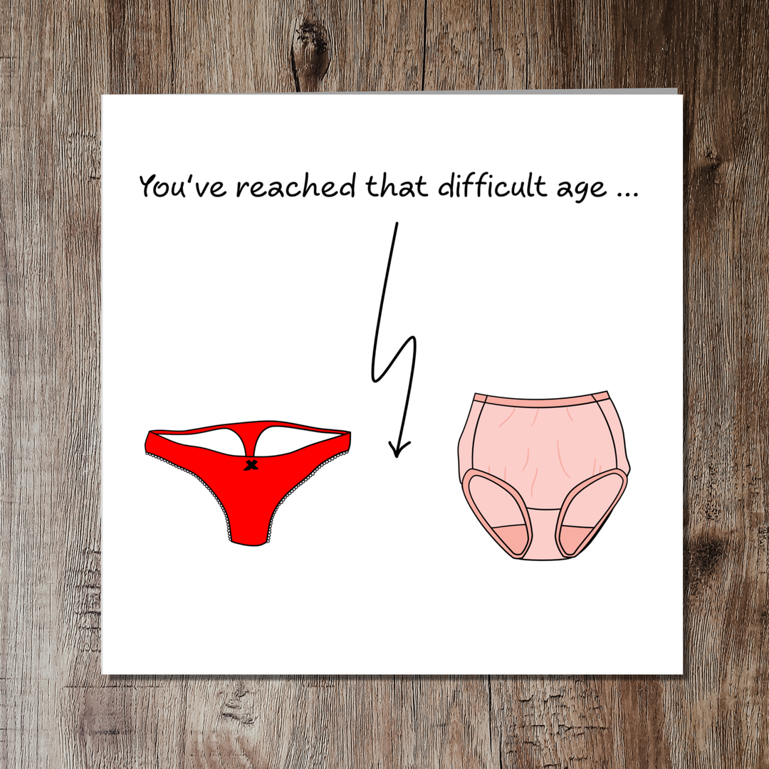 Funny Birthday Card for wife, girl friend, female, girlfriend, Mum, Aunty - humorous amusing - 30th 40th 50th Birthday