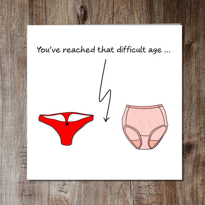 Funny Birthday Card for wife, girl friend, female, girlfriend, Mum, Aunty - humorous amusing - 30th 40th 50th Birthday
