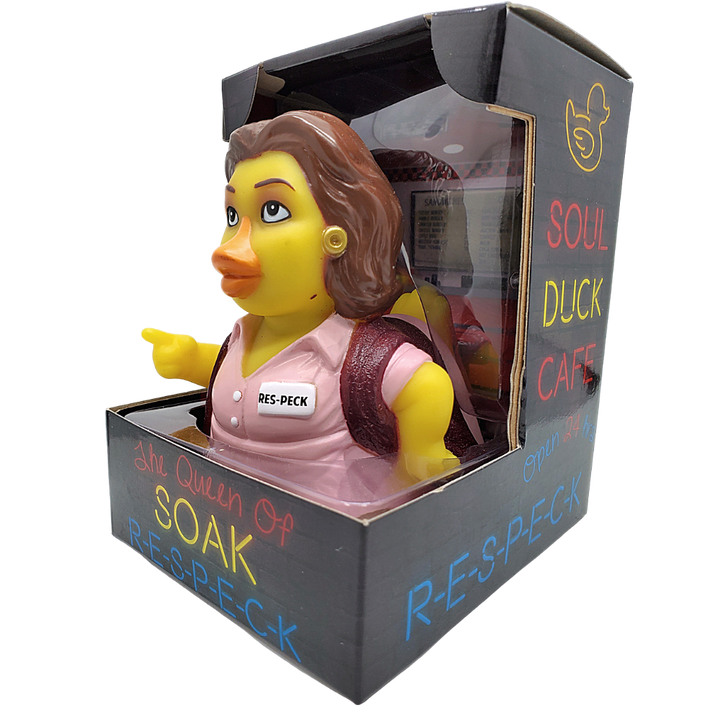 Queen of Soak – R-E-S- PECK Bath Toy Rubber Duck
