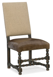 Hill Country - Comfort Upholstered Side Chair (Set of 2) - Light Brown / Dark Brown