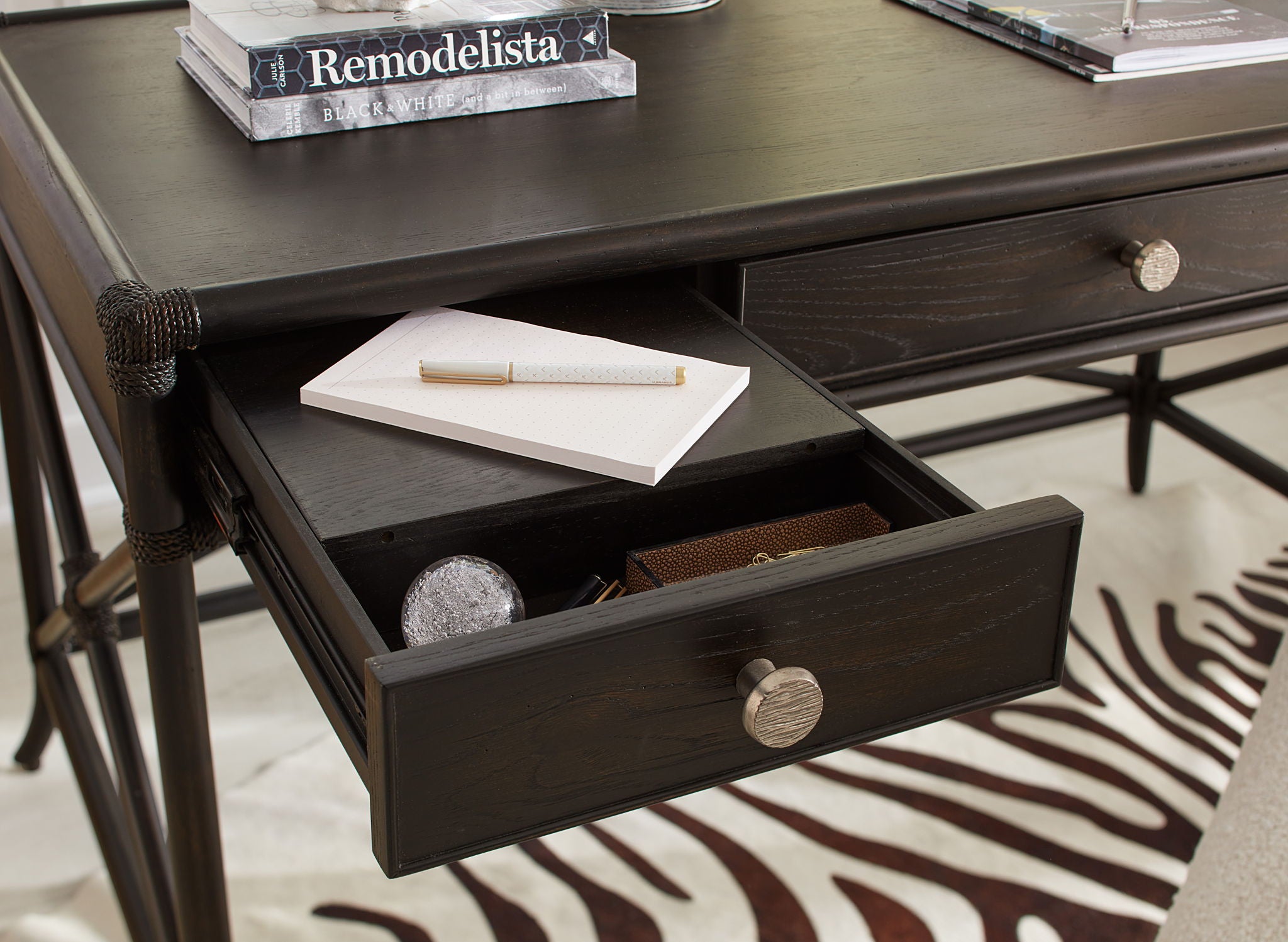 Retreat - Pole Rattan Writing Desk