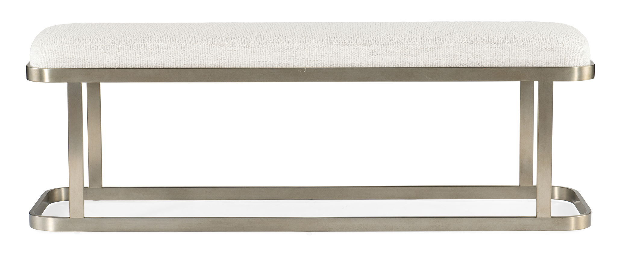 Linville Falls - River Branch Upholstered Bench - White