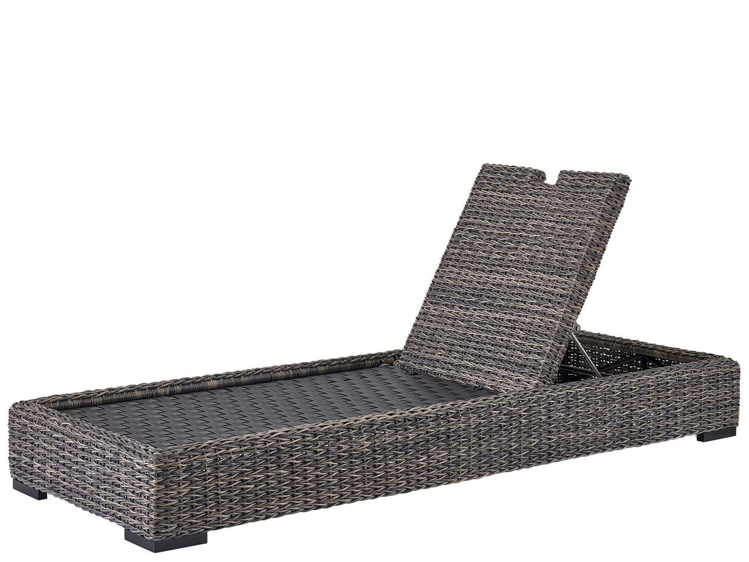 Coastal Living Outdoor - Montauk Chaise Lounge - Dark Gray