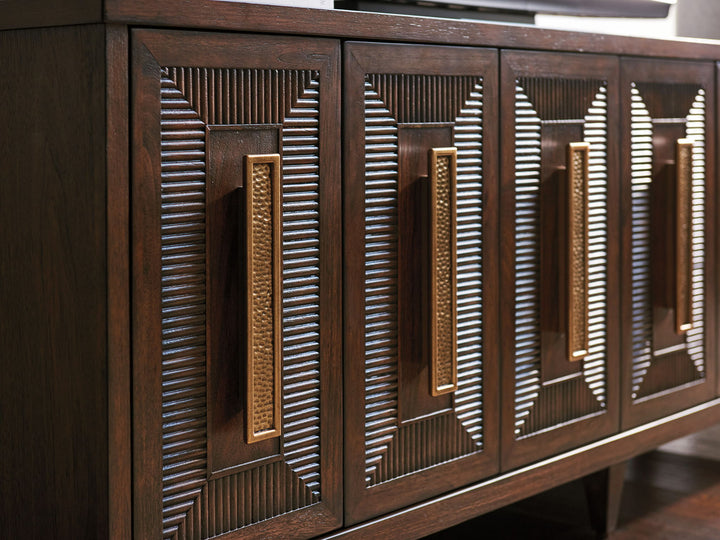 Silverado - Modesto Media Console - Dark Brown