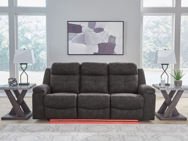 Brysonview - Reclining Sofa - Charcoal