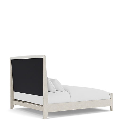 Carmella - King Upholstered Bed - Pebble Oak