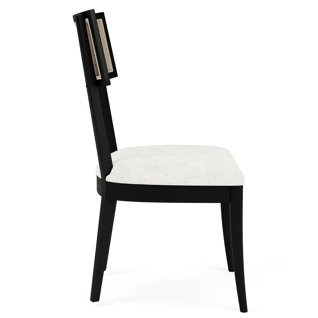 Laguna - Cane Upholstered Side Chair (Set of 2) - Beige