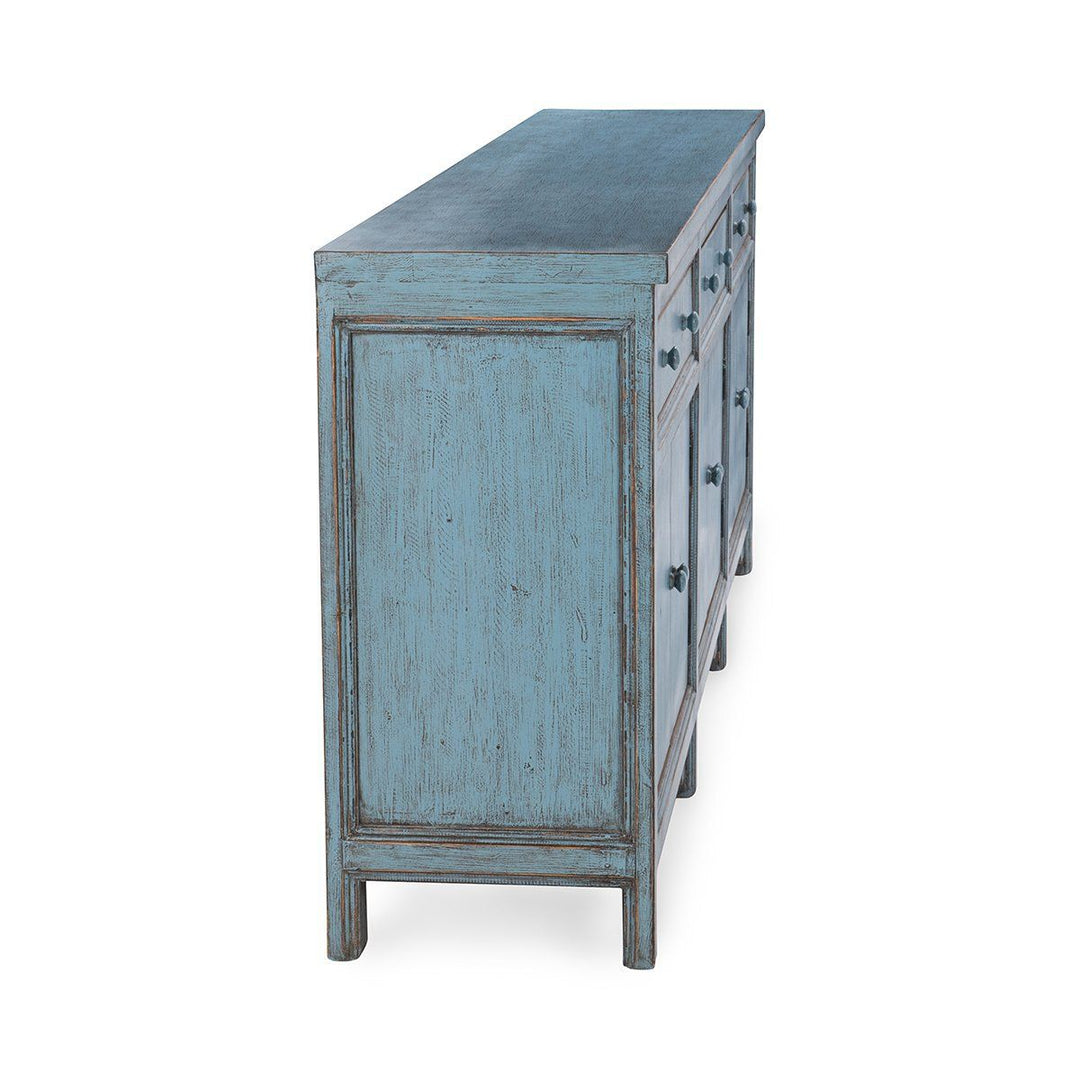 Montgomery - 3 Drawers 6 Door Cabinet - Sky Blue