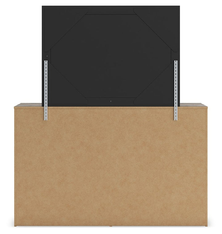 Graystorm - Brown Gray - Dresser And Mirror