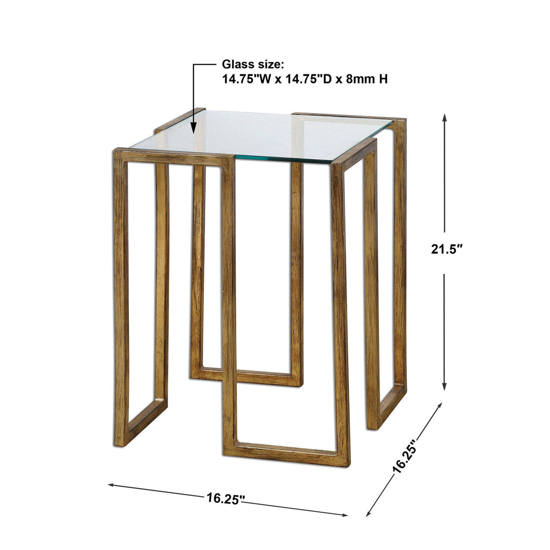 Mirrin - Accent Table - Gold