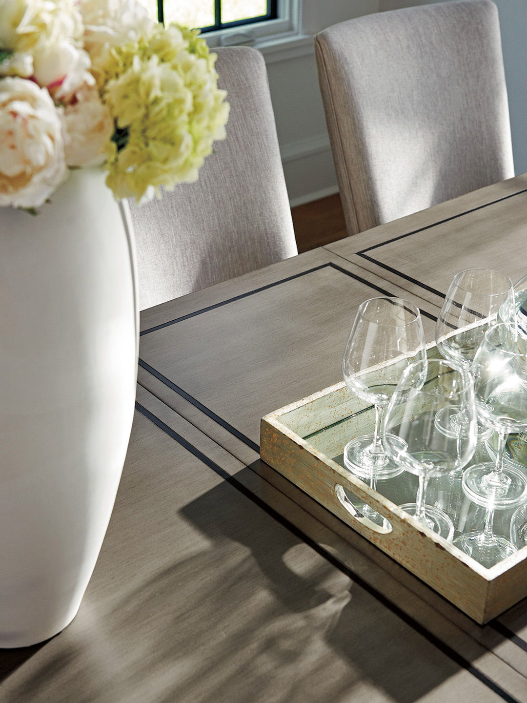 Ariana - Chateau Rectangular Dining Table - Dark Brown