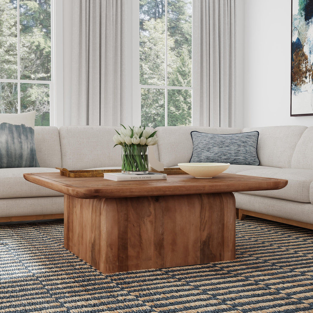 Chloe - Square Coffee Table - Umber