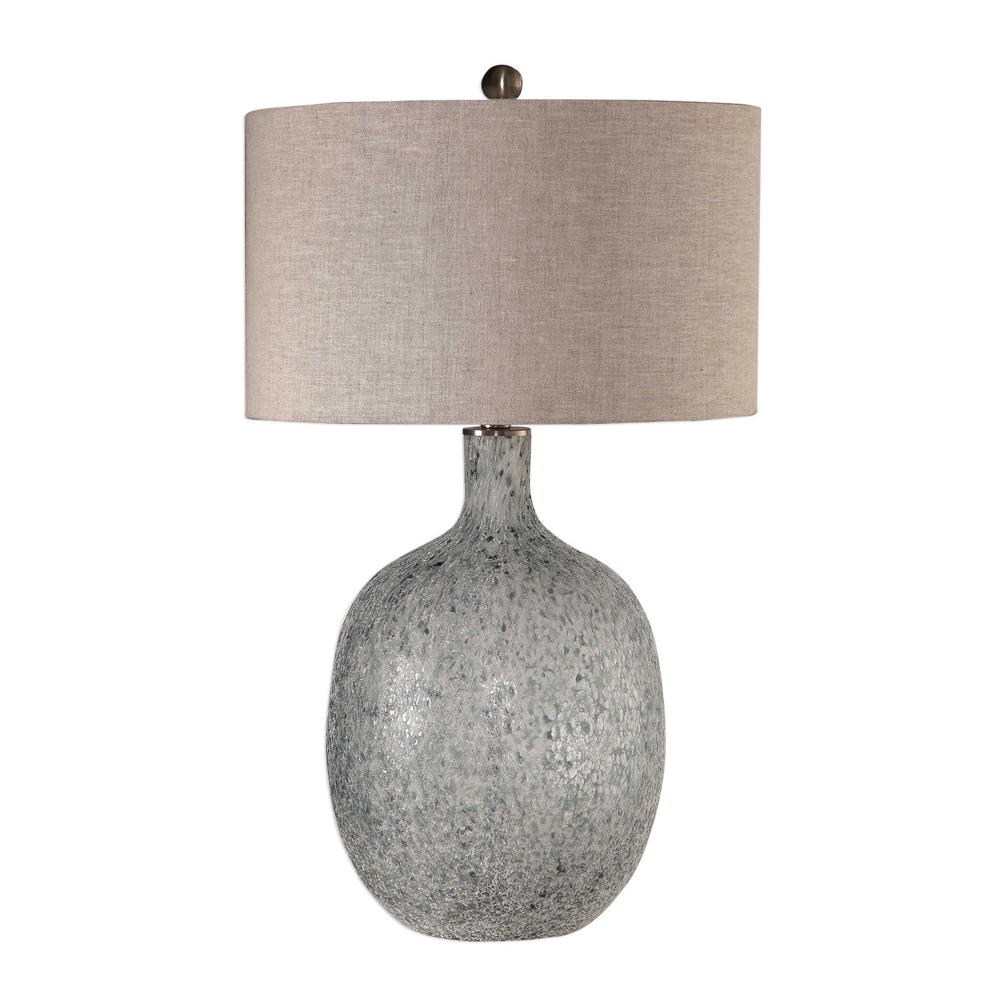 Oceaonna - Glass Table Lamp - Light Blue