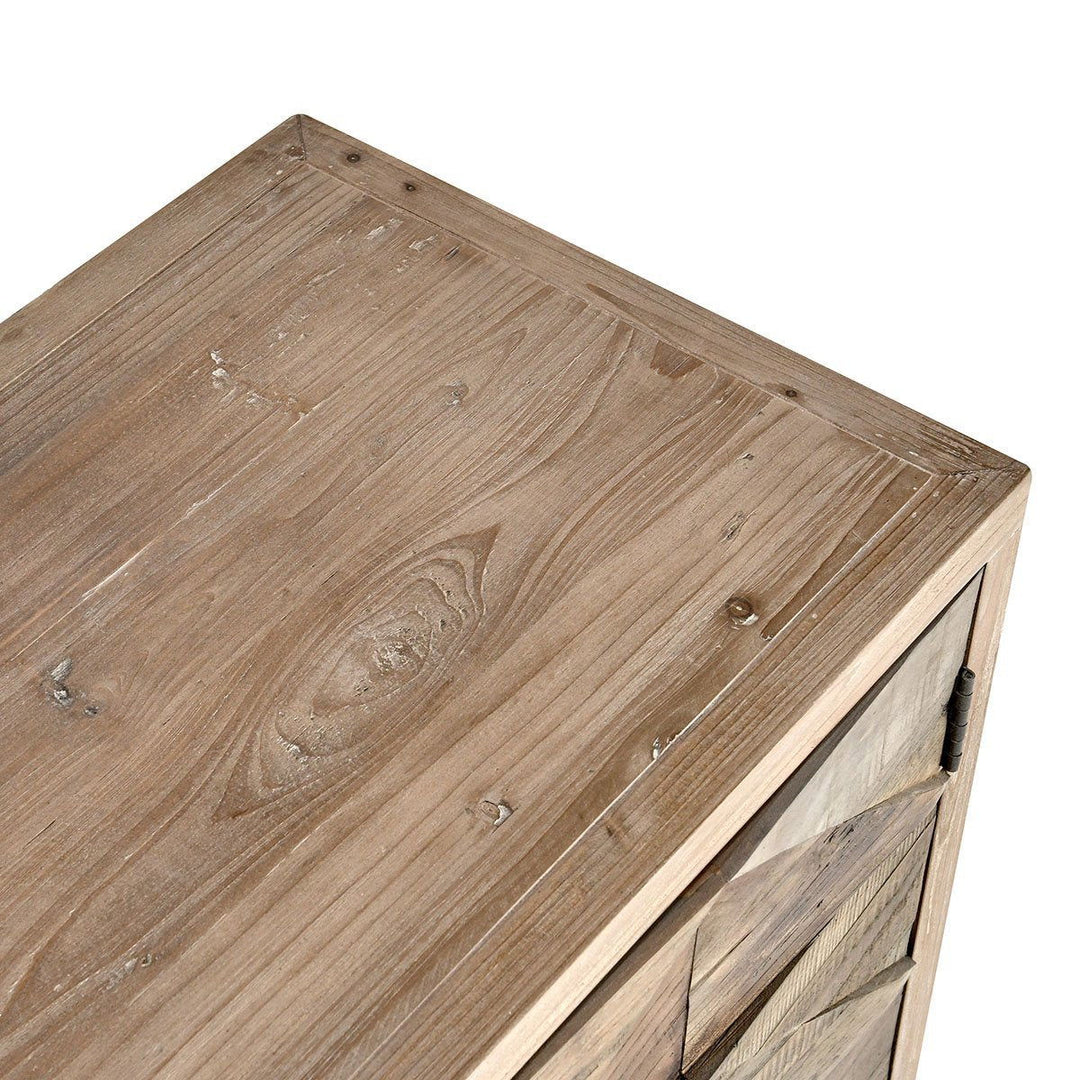 Maverick - 4 Door Sideboard - Brown/Natural