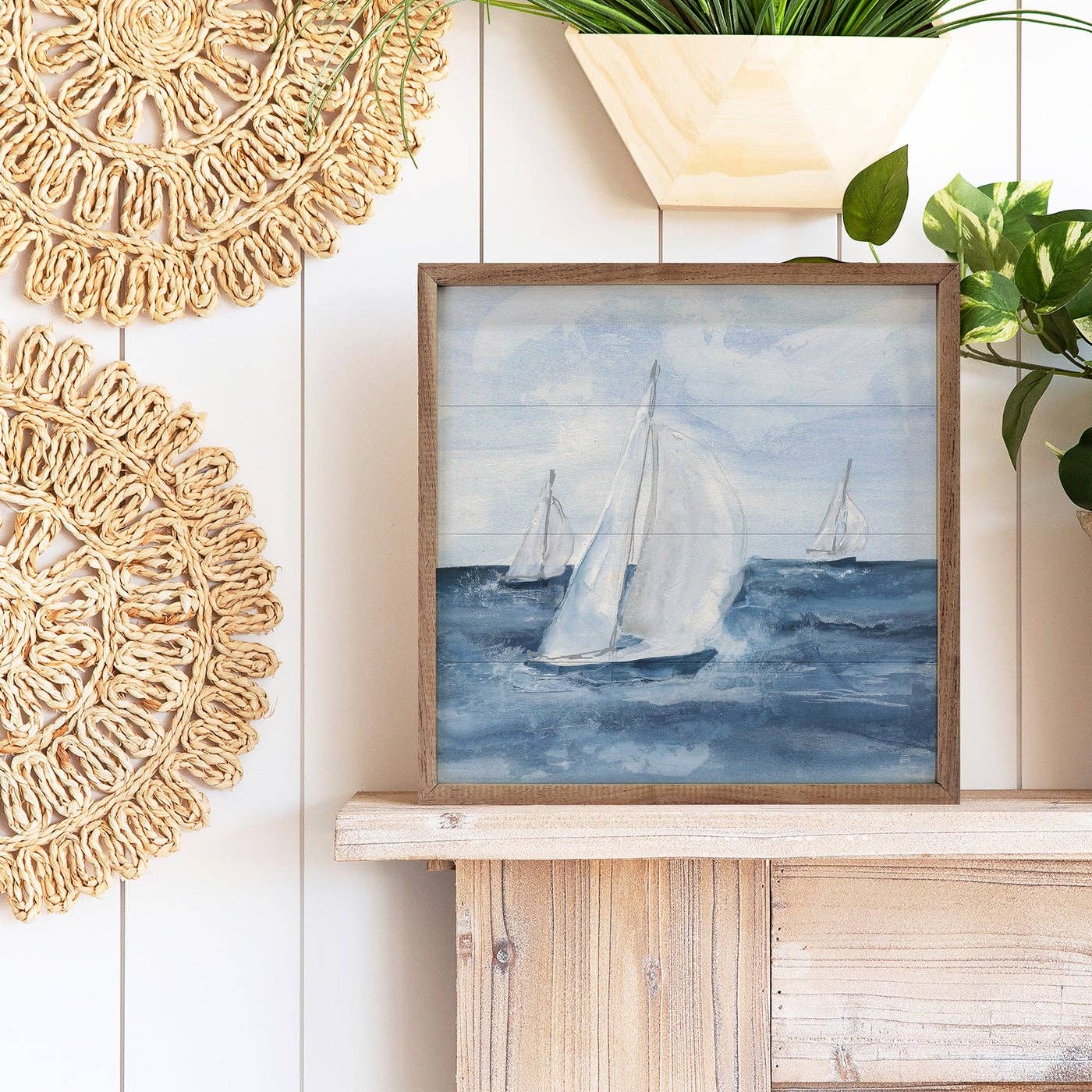 Sailboats 2 By Chris Paschke