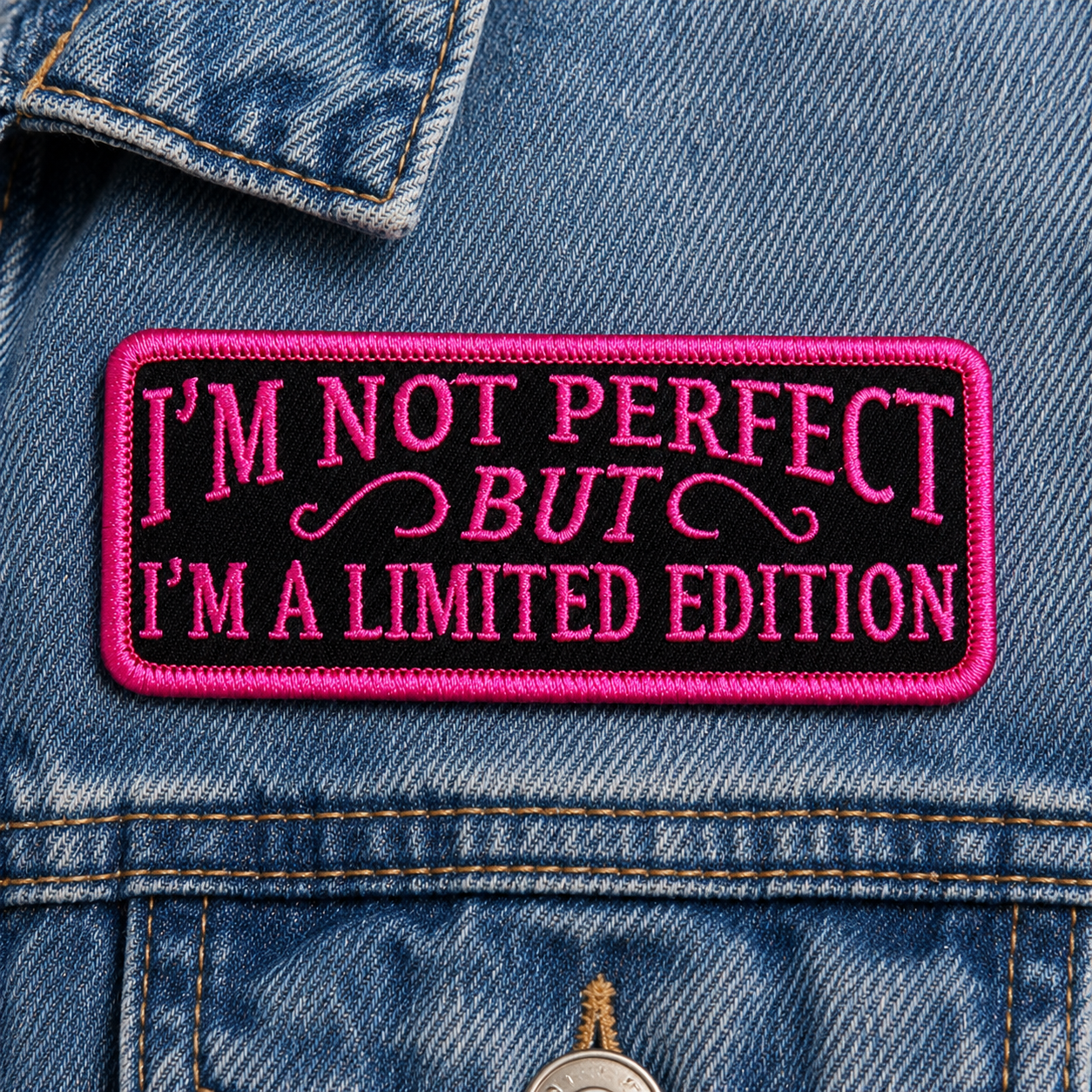 Limited Edition Iron-On & Sew-On Rayon Patch – 4" x 2"