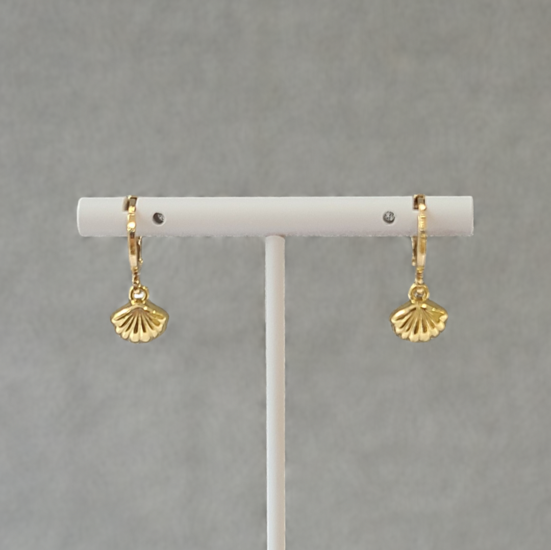 Oyster Mini Hoop Earrings