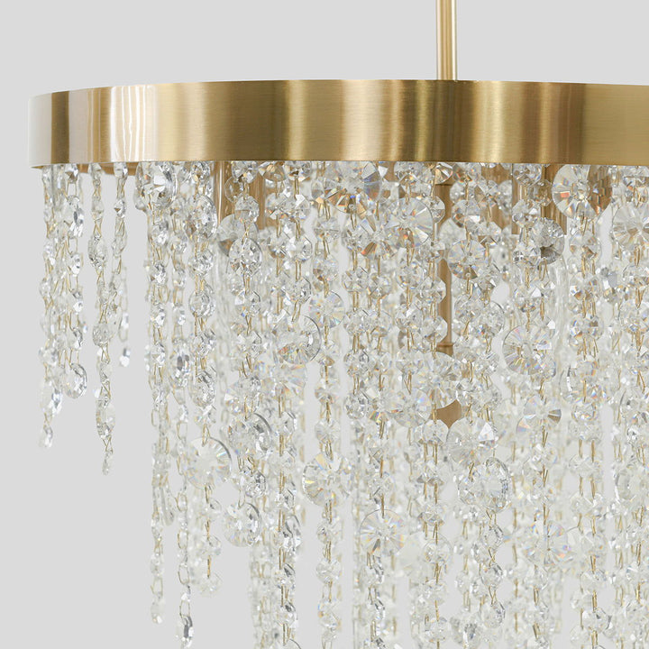 Juniper - Chandelier - Clear/Brass
