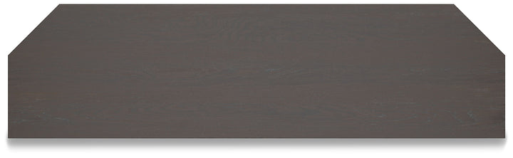 Dorrinson - Two-tone - Medium Corner TV Stand