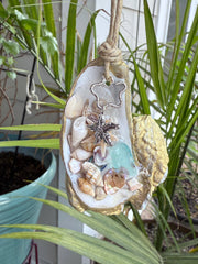Handcrafted Oyster Shell Ornament