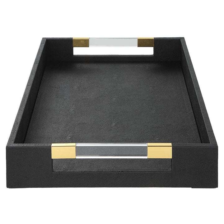 Wessex - Black Shagreen Tray
