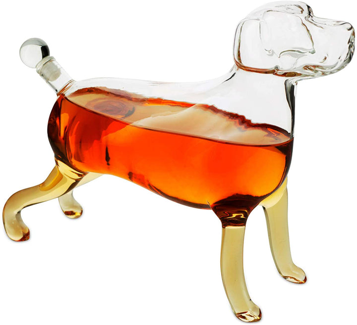Labrador Dog Animal Whiskey and Wine Decanter 500ml