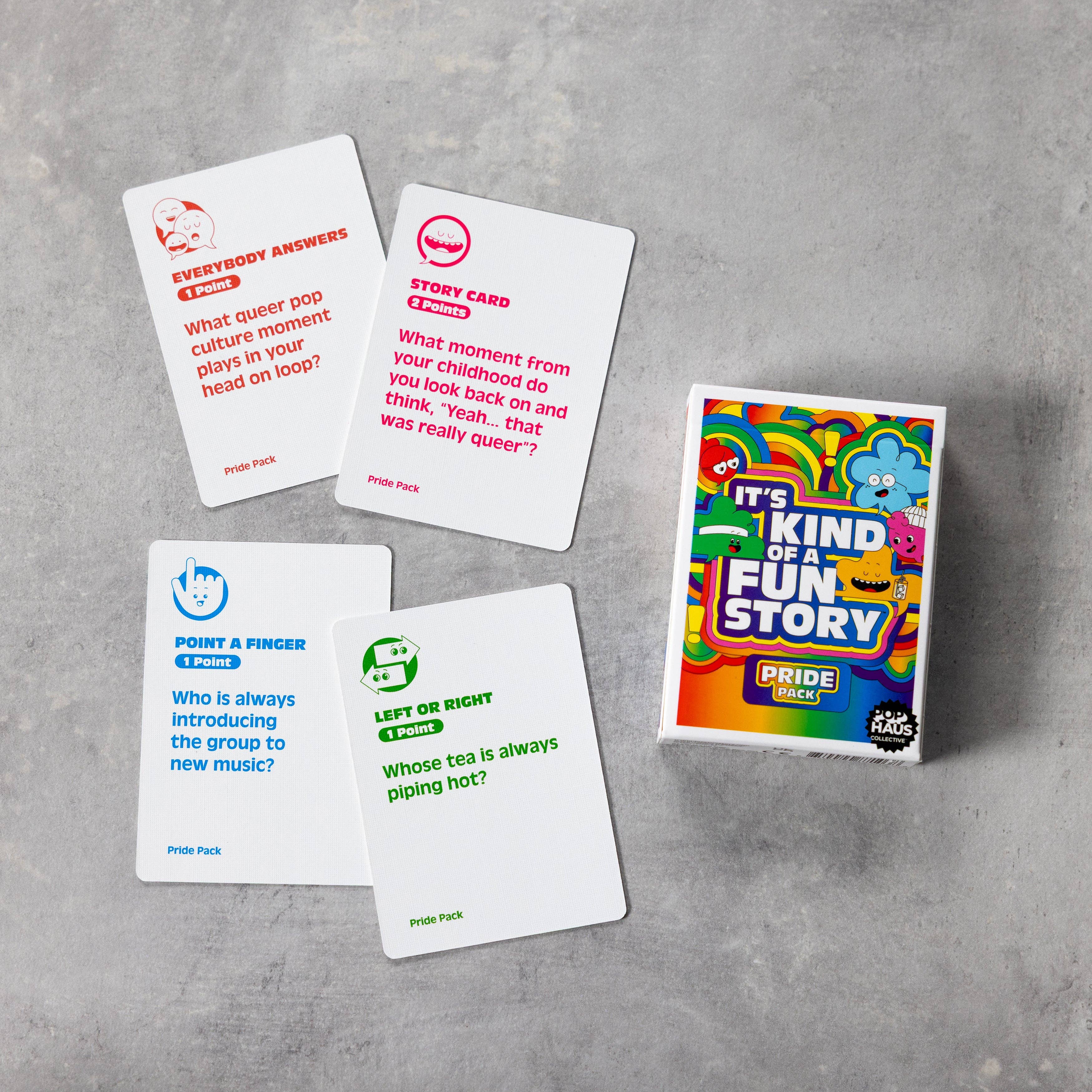 It's Kind of a Fun Story: Pride Pack - Adult Card Game