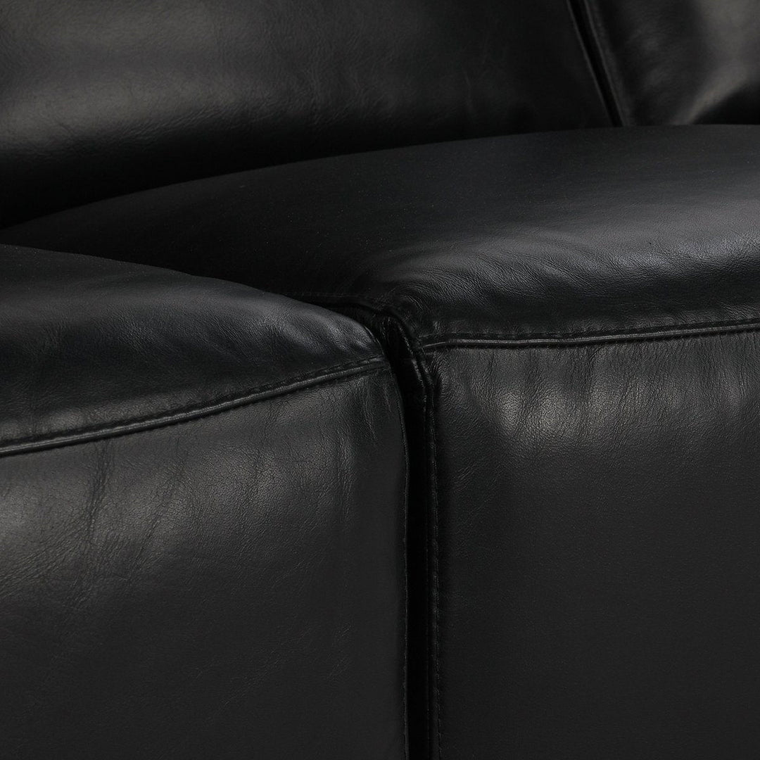 Amsterdam - Leather Power Recliner Sofa - Black