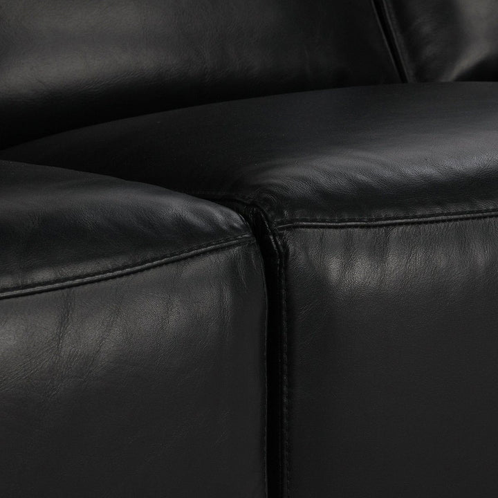 Amsterdam - Leather Power Recliner Sofa - Black