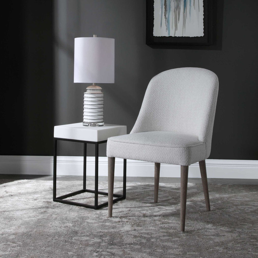 Brie - Armless Chair (Set of 2) - White