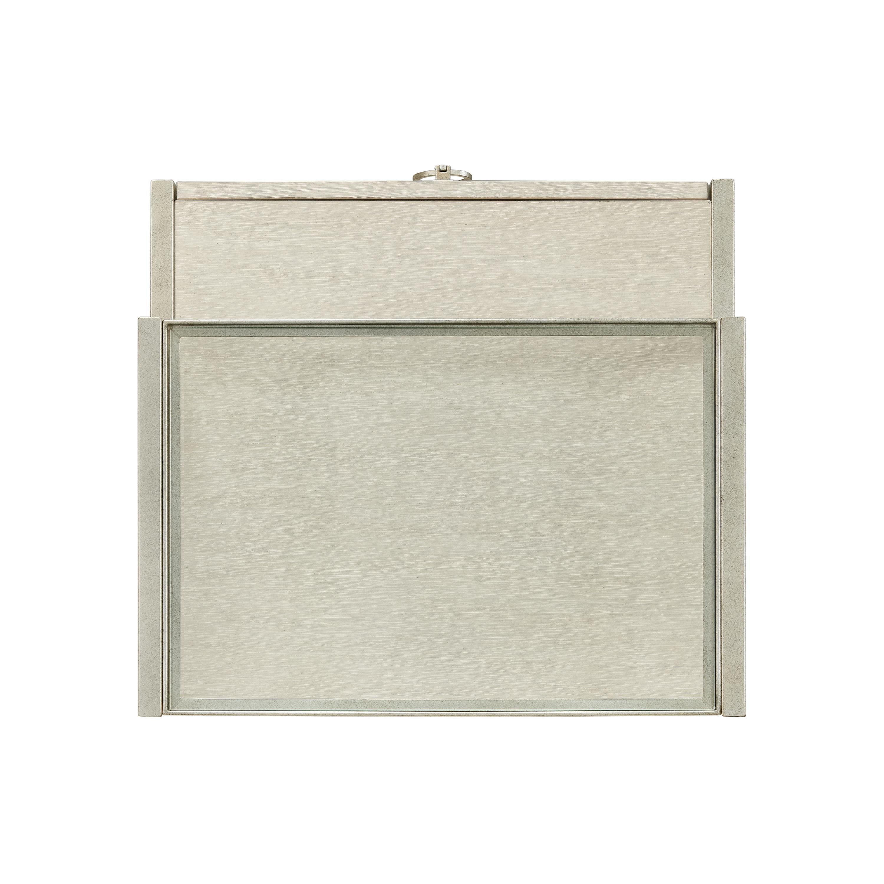 Maisie - Rectangular End Table - Champagne