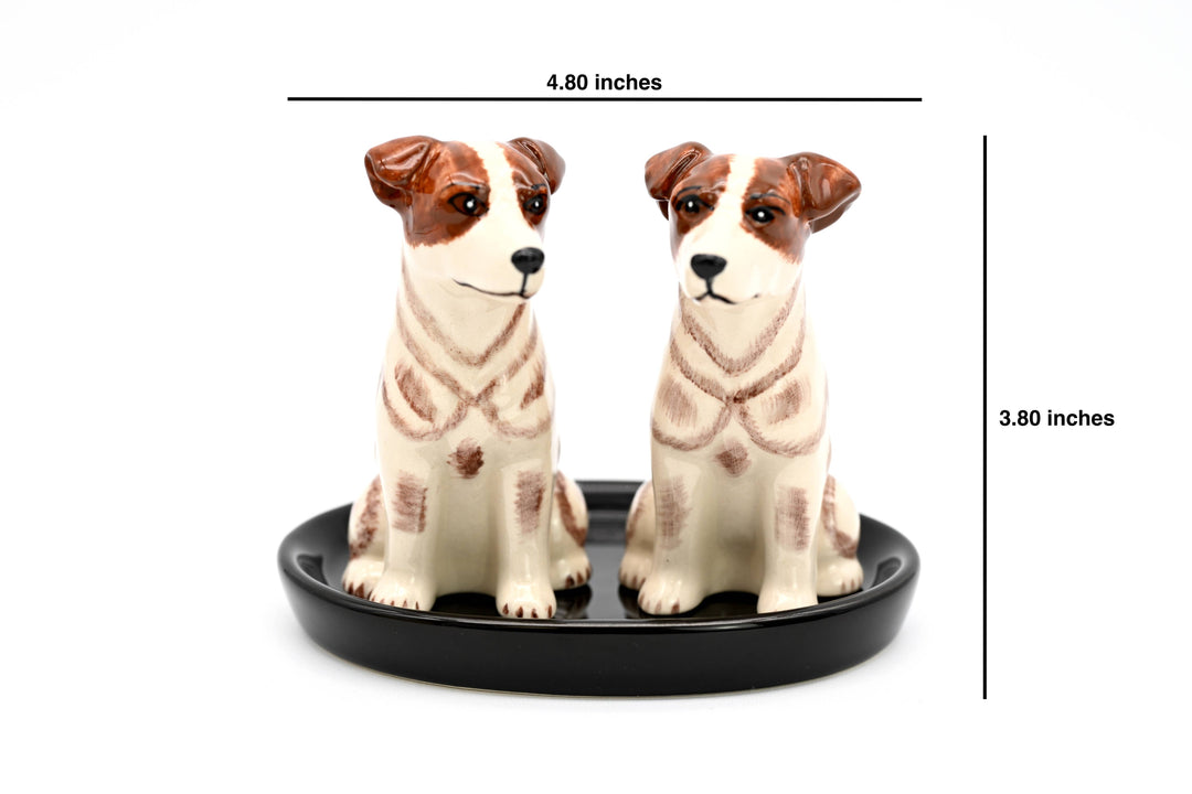 SP962 SALT AND PEPPER SHAKER Jack Russell