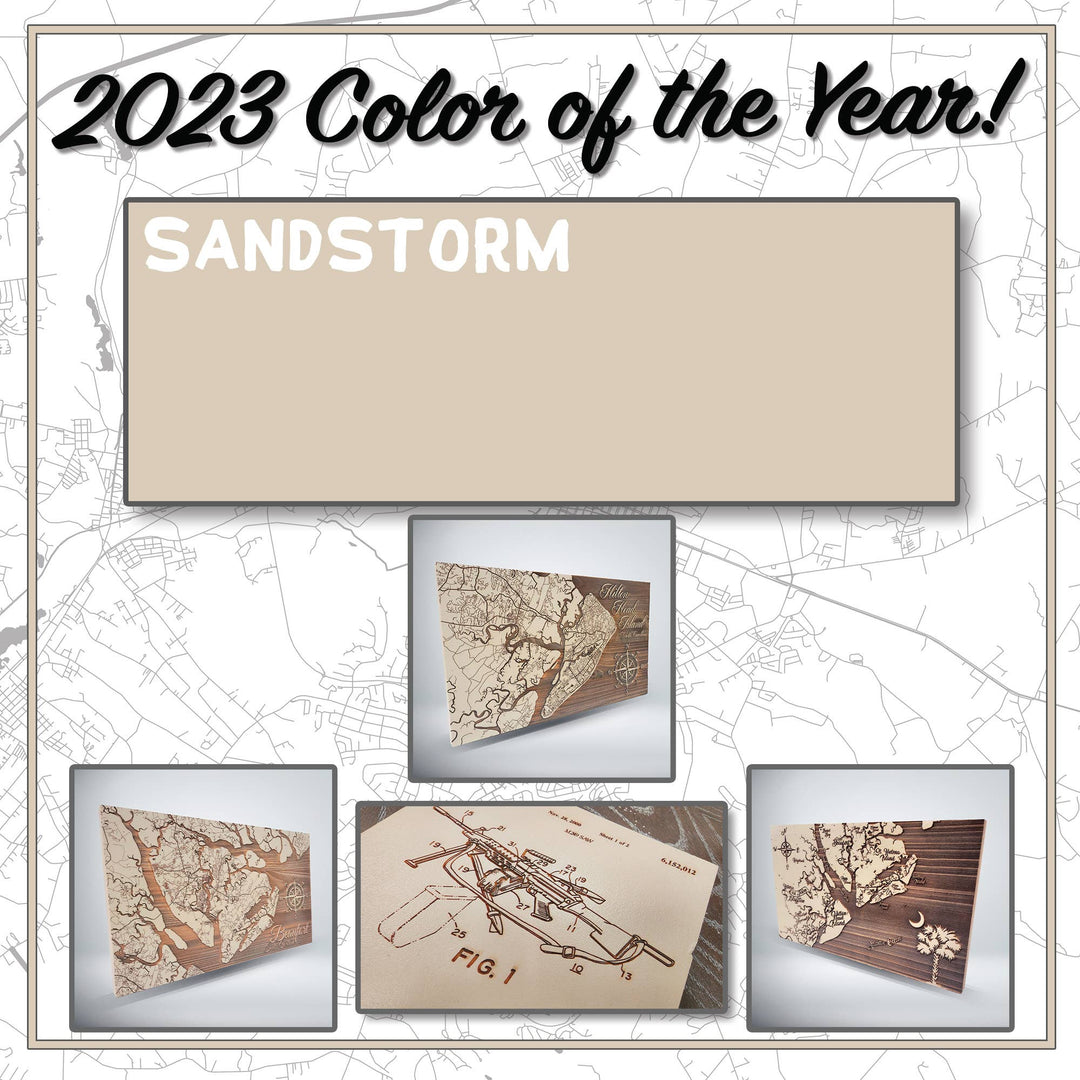 Massachusettes: Cape Cod Bay Map: Sandstorm / Mini (7.25" x 12")