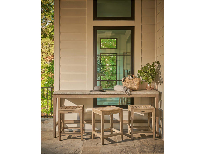 Coastal Living Outdoor / Saratoga - Console - Light Brown