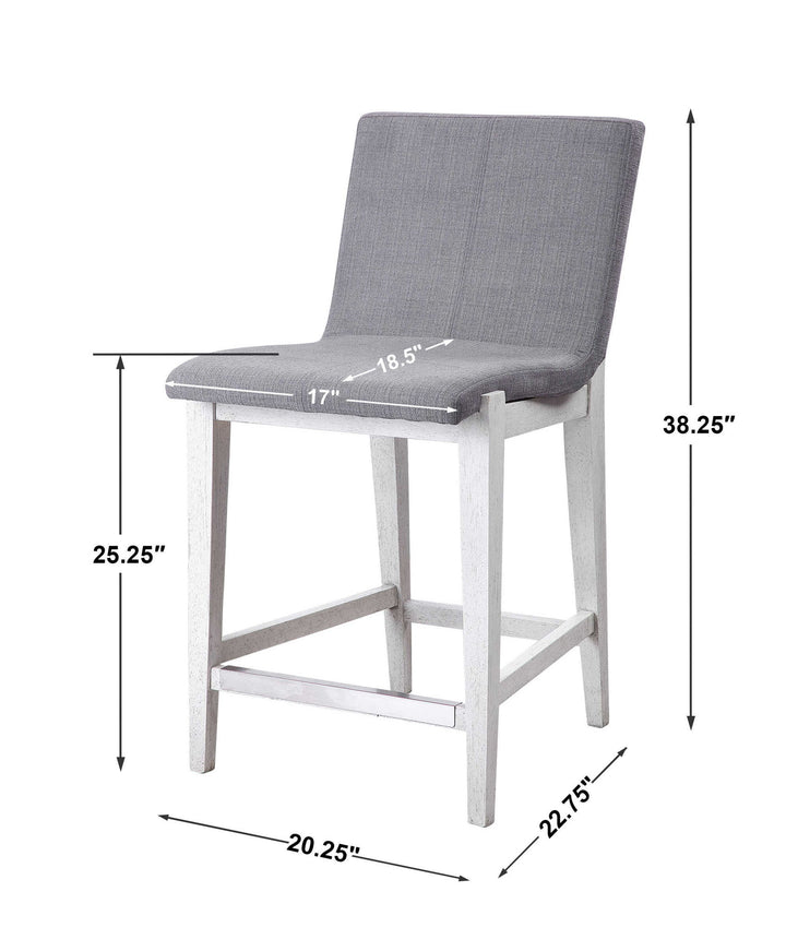 Brazos - Counter Stool - Gray