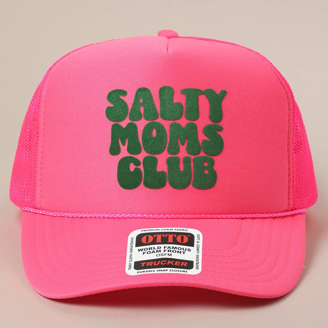 Salty Moms Club Printed Mesh Back Trucker Hat