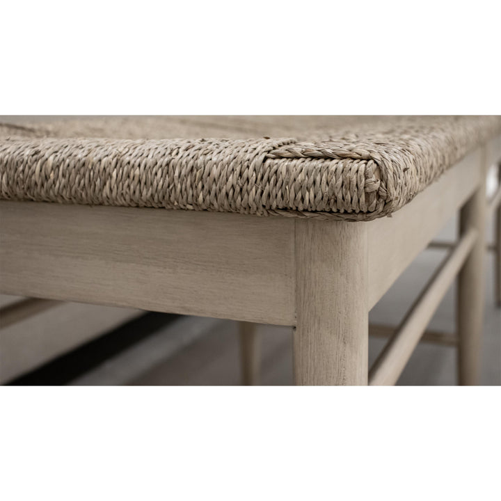 Laguna - Rush Seat Dining Bench - Beige