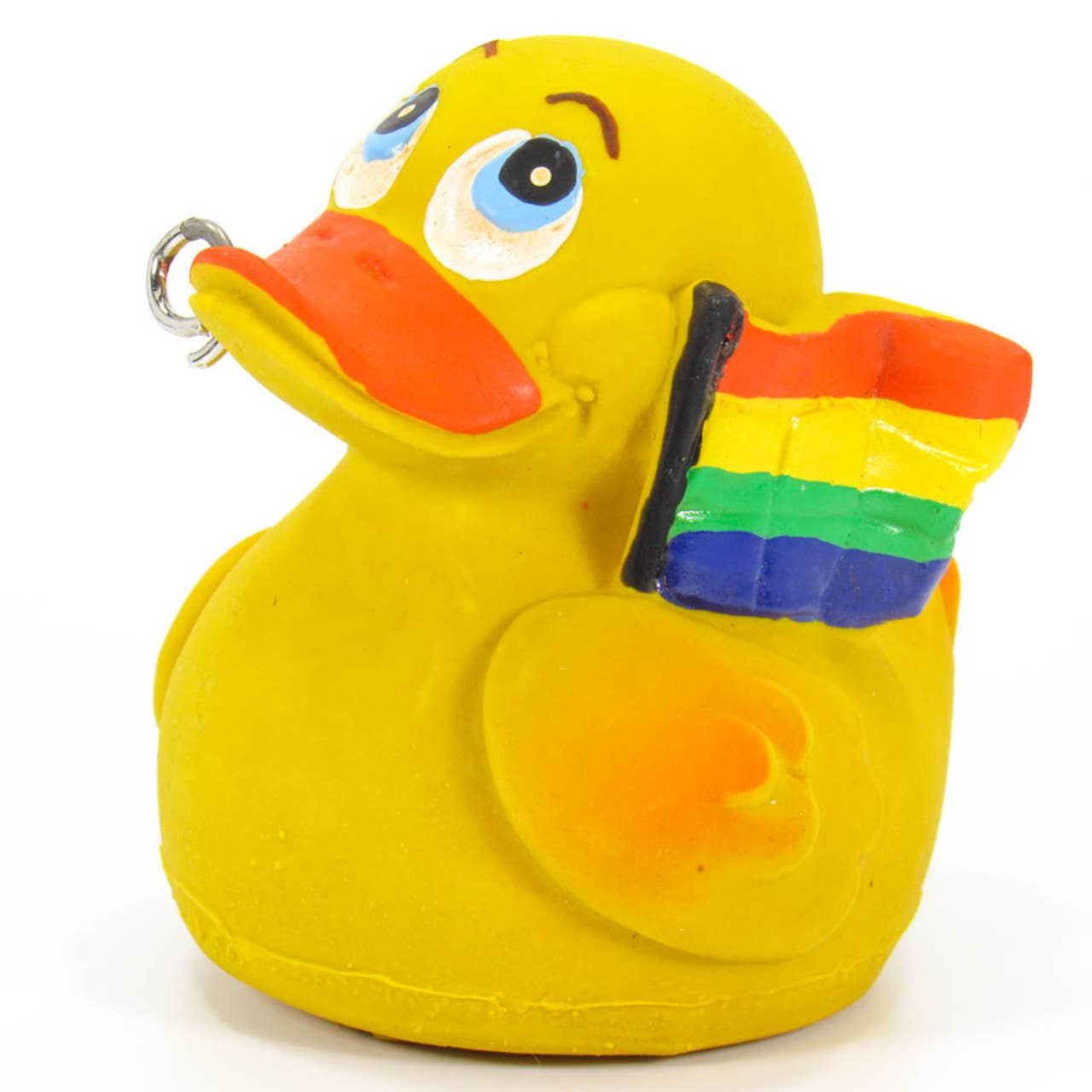 Gay Pride Rainbow Rubber Duck