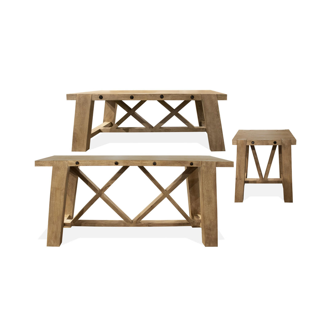 Gavin - Rectangular Console Table - Light Brown